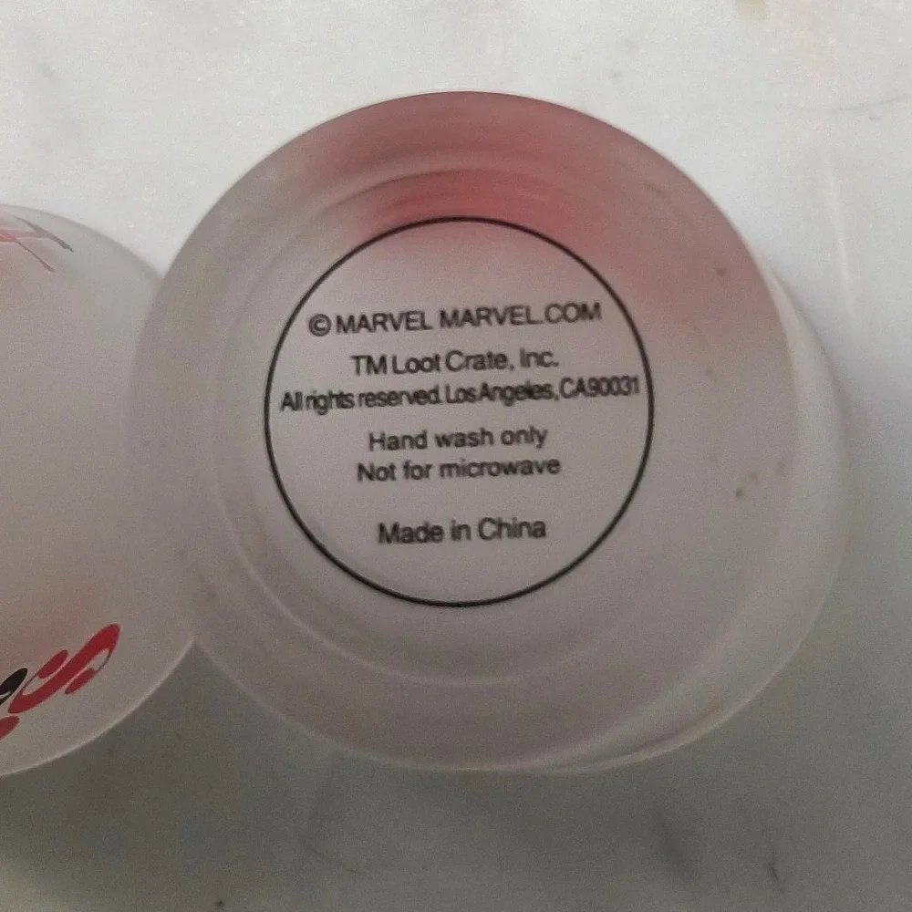 Scarlet Witch Shot Glasses Loot Crate Marvel Gear + Goods box